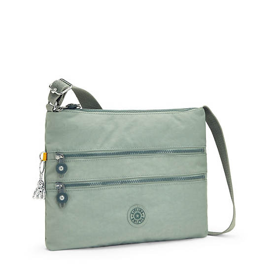 Kipling Alvar Crossbodytassen Mintgroen | België 2151TC